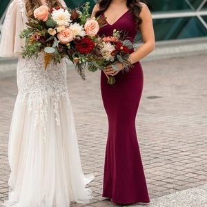 Lulus Melora Plum dress